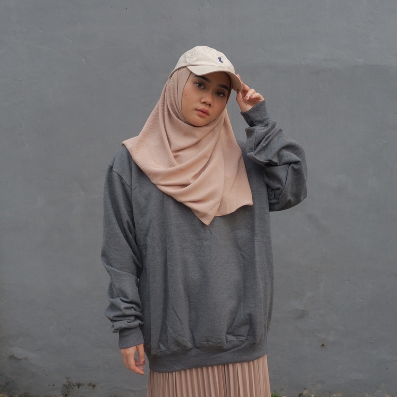 BASIC CREWNECK OVERSIZE