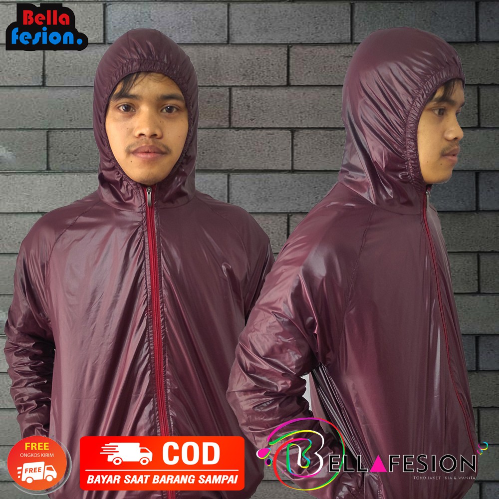 JAKET PRIA | JAKET PARASUT WATERPROOF PRIA | JAKET OLAHRAGA | JAKET SEPEDA | JAKET LARI | PRIA WANITA MURAH ORIGINAL-3