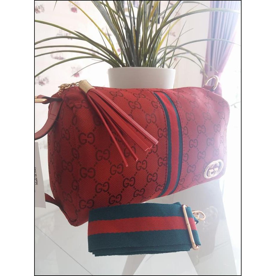STOK BARU - TAS WANITA TASIMPORT GUCCI SLING GUCCI KANVAS TAS SELEMPANG --- TAS WANITA  BARU