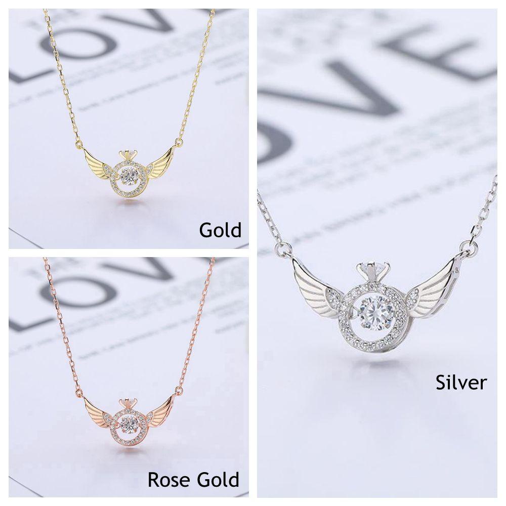 Lily Angel Sayap Kalung Fashion Hadiah Wanita Gadis Perhiasan