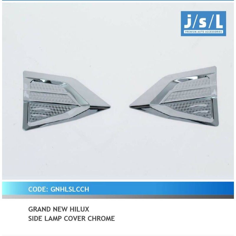 side lamp grand Hilux chrome jsl