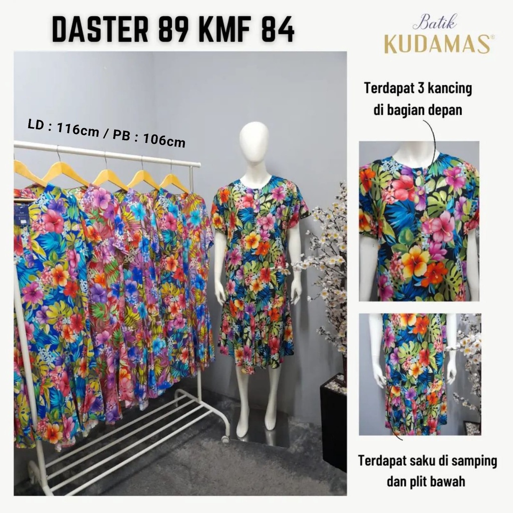 Daster Batik Kudamas DS 89 LD 116cm Busui KS-232