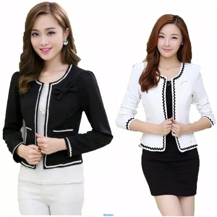 Blazer kerja wanita korea style - jaket wanita korea