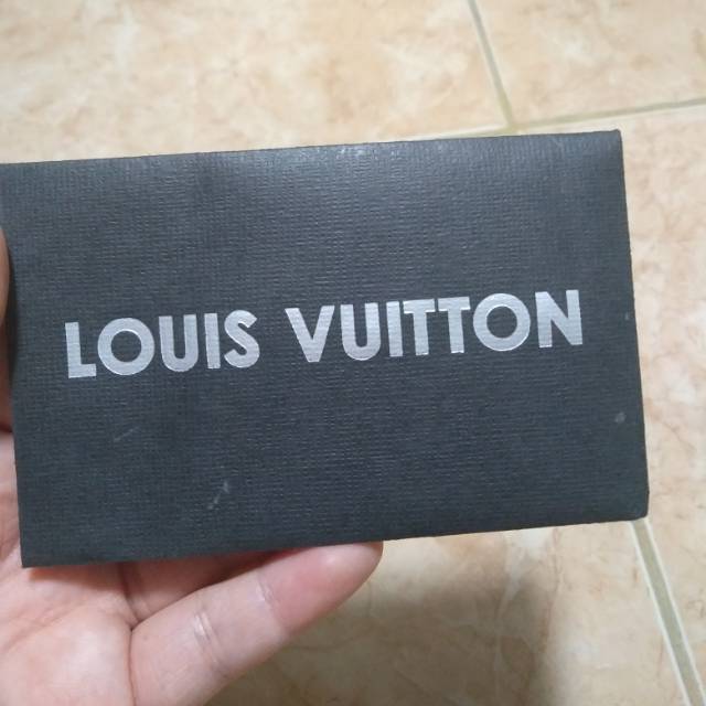 Sertifikat Tas LV Amplop Hitam