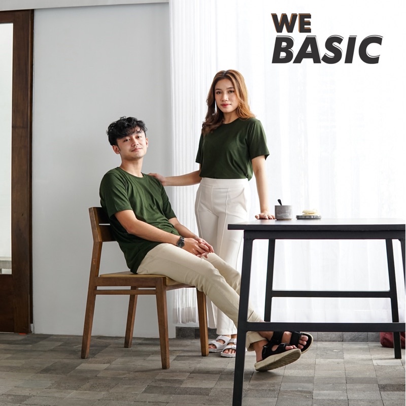 WEBASIC KAOS POLOS PREMIUM COTTON 30S LENGAN PENDEK (Jaminan Bahan Nyaman dan Adem)