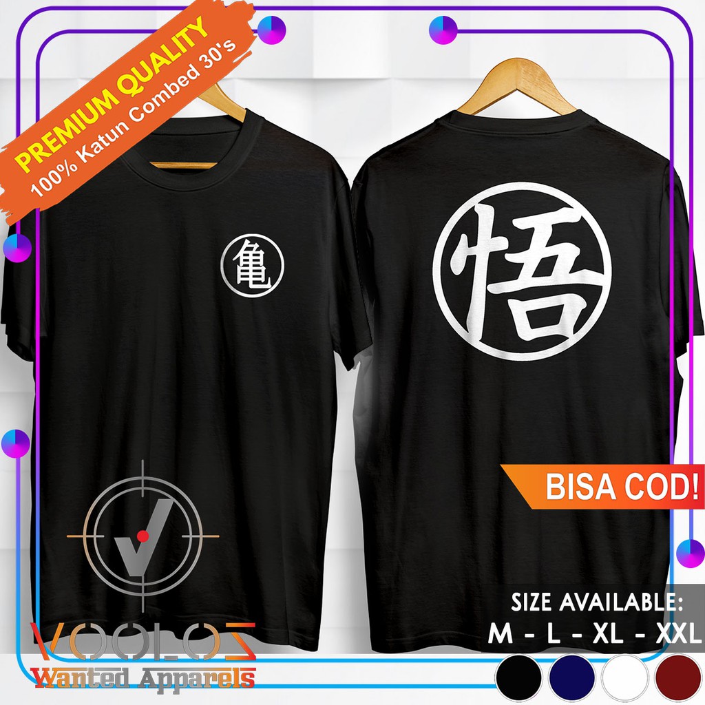 Kaos Anime Dragon Ball Baju Distro Pria Branded Original Tshirt Cowok Keren Kekinian Dragon Ball BB