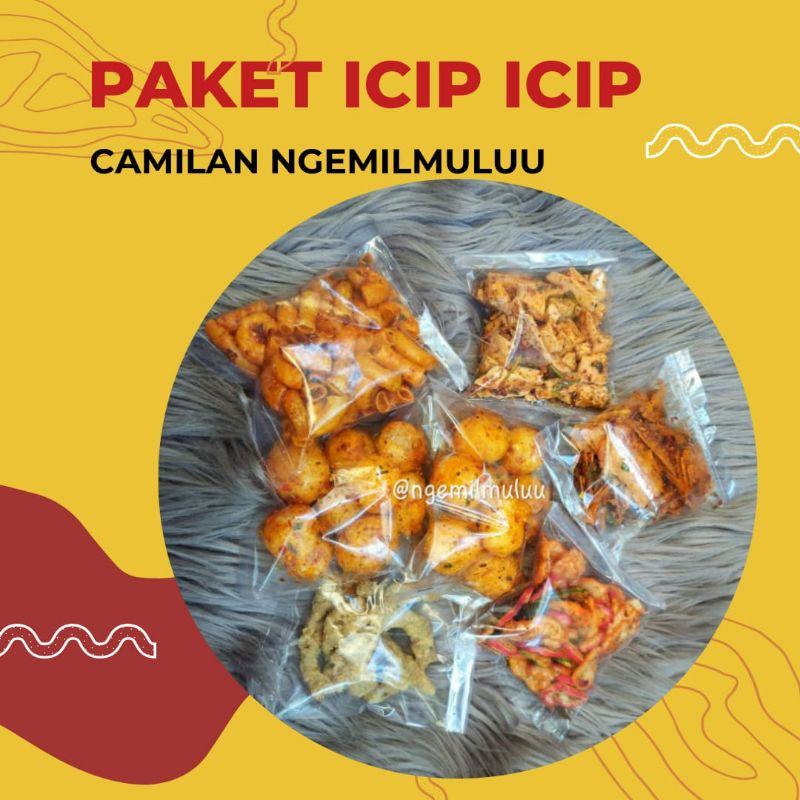 

Paket icip icip mix basreng kripca seblak kripset