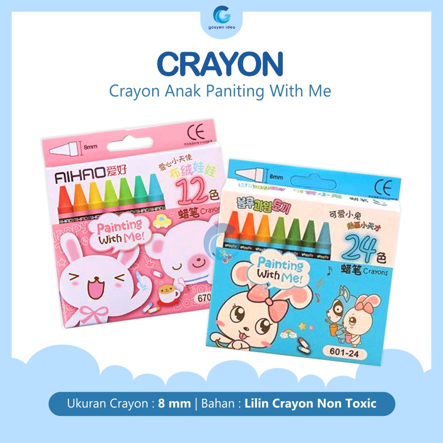 

Crayon Warna Anak Painting With Me Perlengkapan Mewarnai