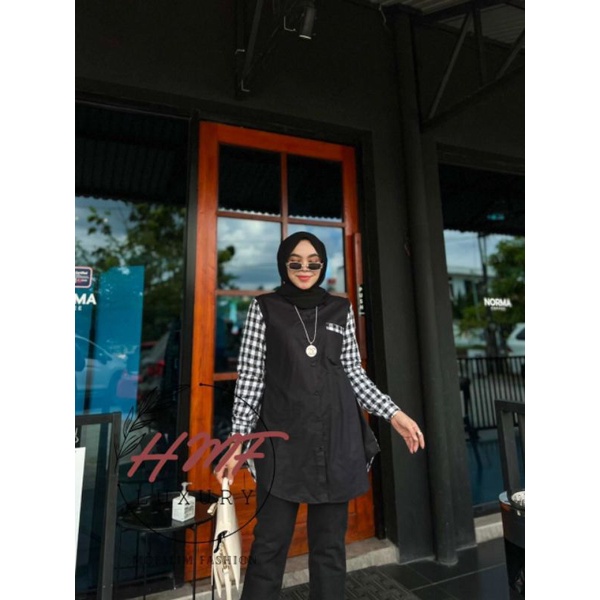 IVORY TUNIK BY HMF / IVORY TSHIRT / tunik wanita dewasa terbaru / fashion muslim wanita kekinian