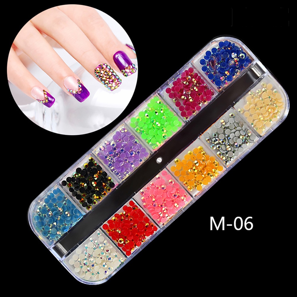 Providence Mixed Nail Art Tips DIY Rhinestone Decor Rivet Round Ball Beauty Manicure Tool