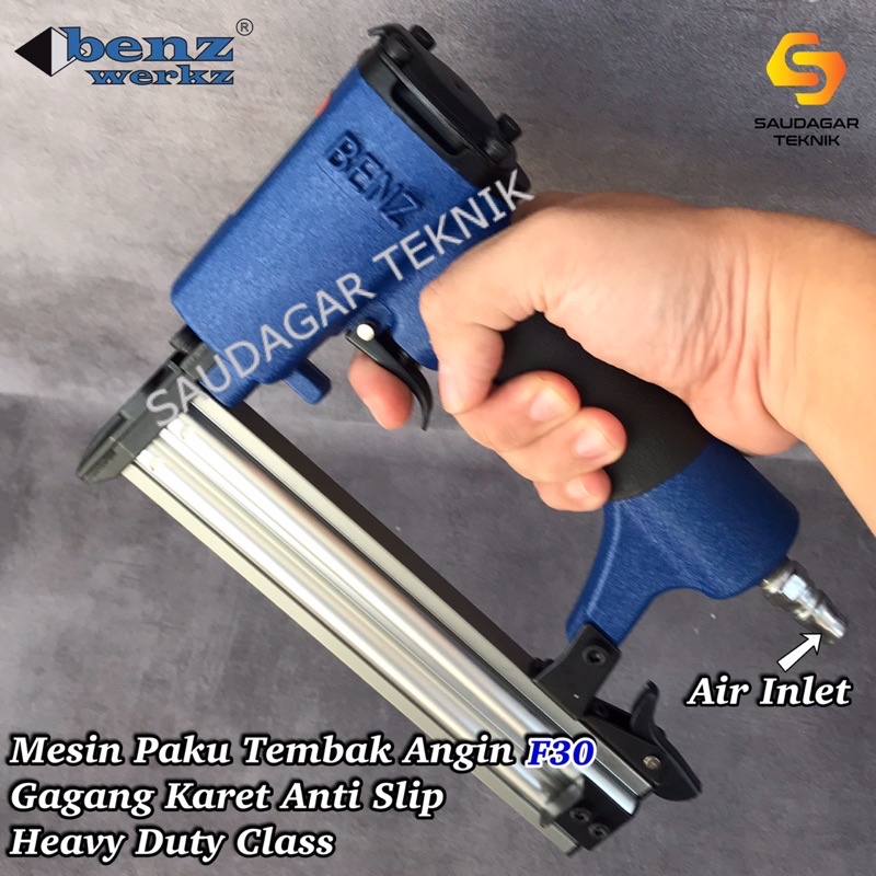 Mesin Paku Tembak Angin F30 1022J Benz Mesin Staples Angin Air Nailer Stapler Gun F 30 1022 J Benz