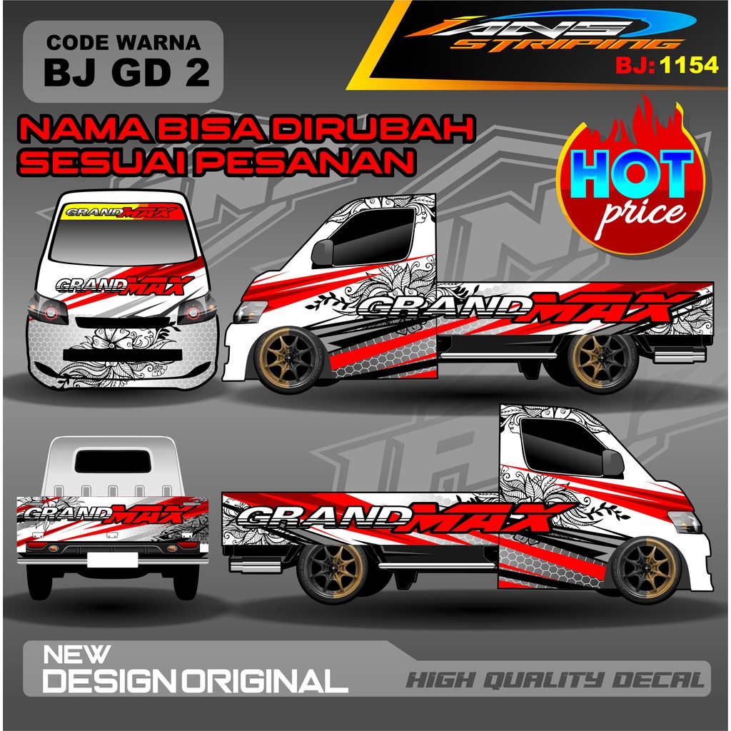 VARIASI STIKER PICK UP GRANMAX CARRY L300 FULL BODY / DECAL STIKER GRANMAX FREE REQUEST / VARIASI STIKER FULL BODY / STIKER PICK UP / STICKER GRANMAX