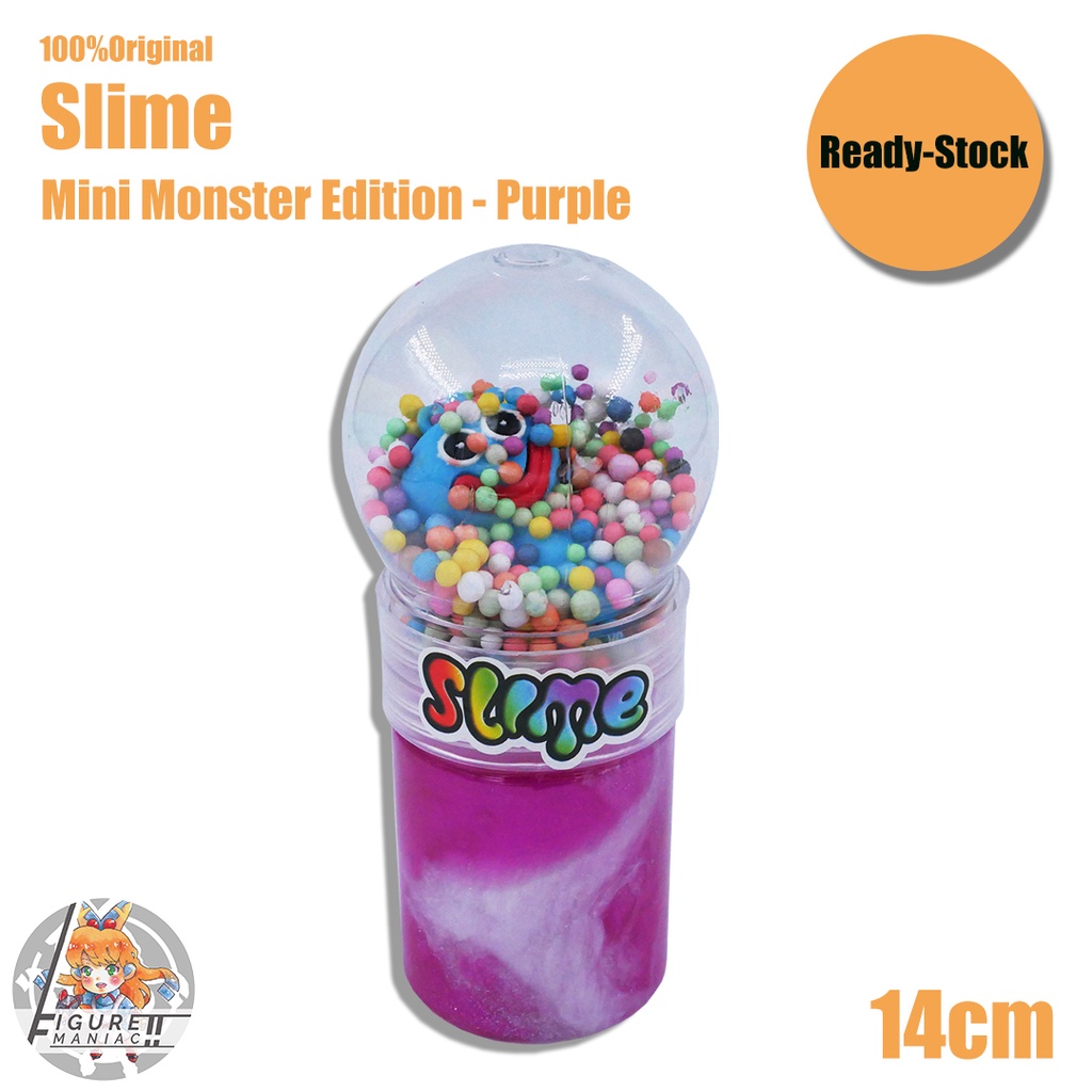 Mainan Anak - Slime Mini Monster Edition 14 cm Import Premium