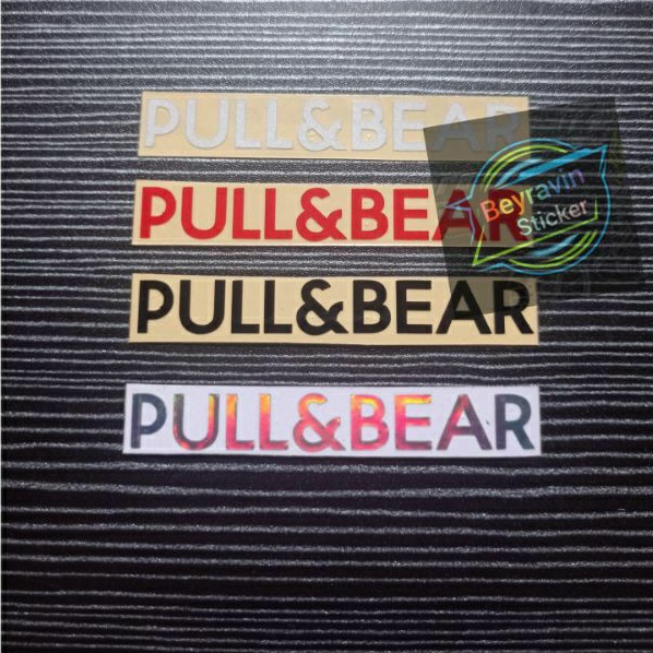 STICKER HELM VISOR PULLBEAR CUTTING