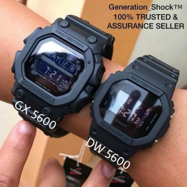 TERLENGKAP Jam tangan pria dan wanita casio gshock DW5600 digital led time