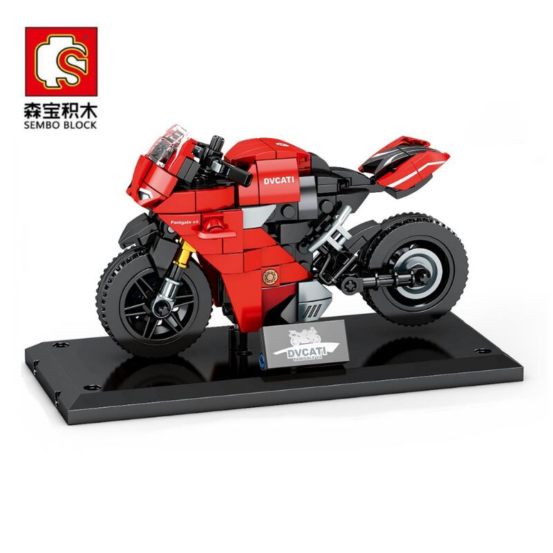 SEMBO BLOCK BRICKS MOTOR DUCATI PANIGALE V4 / MAINAN SEMBO BLOCK MOTOR DUCATI
