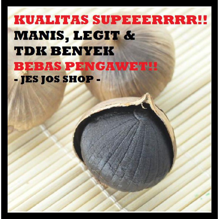 

Bisa Cod Bawang Hitam Tunggal Lanang 1 Kg (Black Garlic) Termurah Kode 941
