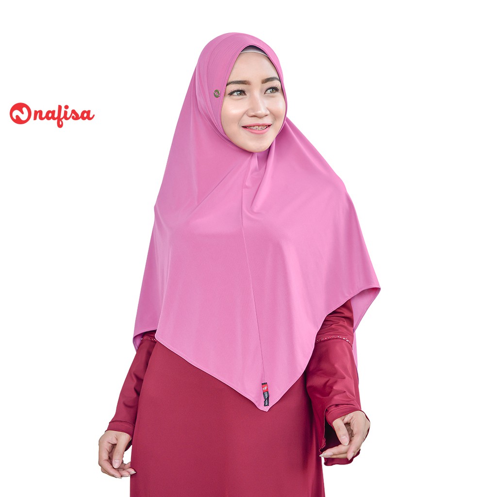 Jilbab Instan Pet Antem Nafisa Naifa | Hijab Pet Antem Pinguin Ultracryf Premium Panjang Belakang