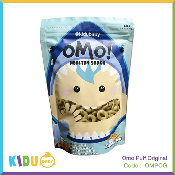 OMO! PUFF Snack Sehat Bayi Snack Sehat Anak  75 Gram Kidu Baby