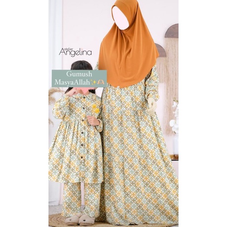 Atelier Angelina Kawung Yellow Bella Dress Kawung Grey Sofia Dress Tropical Maroon Sarah Dress