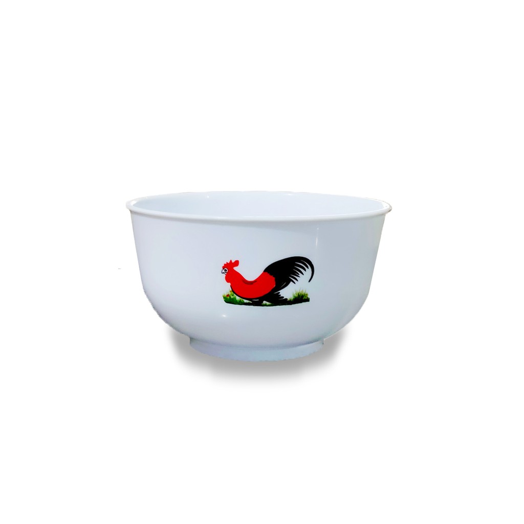 Mangkok Gambar Ayam Jago / Mangkok Bakso/Mie / Mangkok Plastik