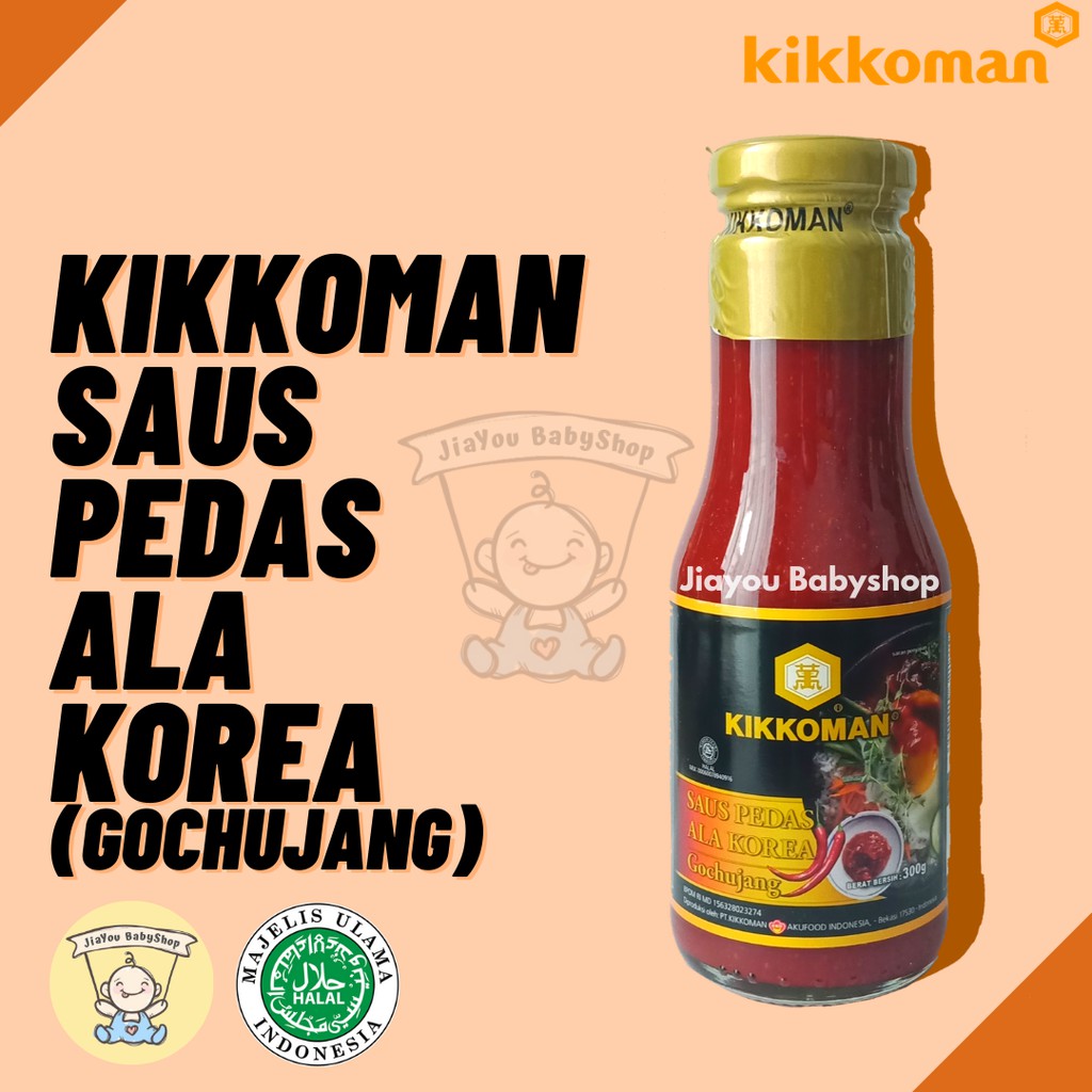 

Kikkoman Gochujang Sauce | Saus Pedas ala Korea Halal 300 gr