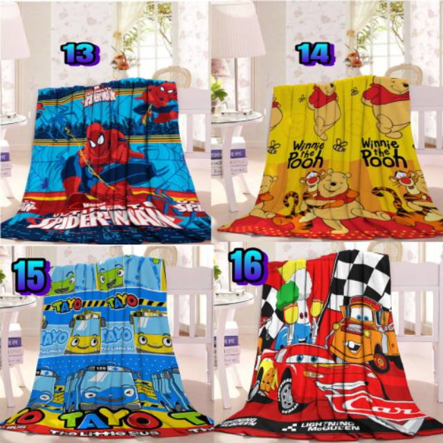 Selimut bulu karakter ivanka-3