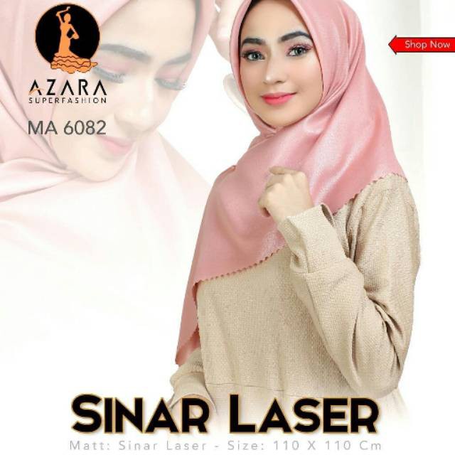 SEGI EMPAT SINAR LASER CUT AZZAHRA