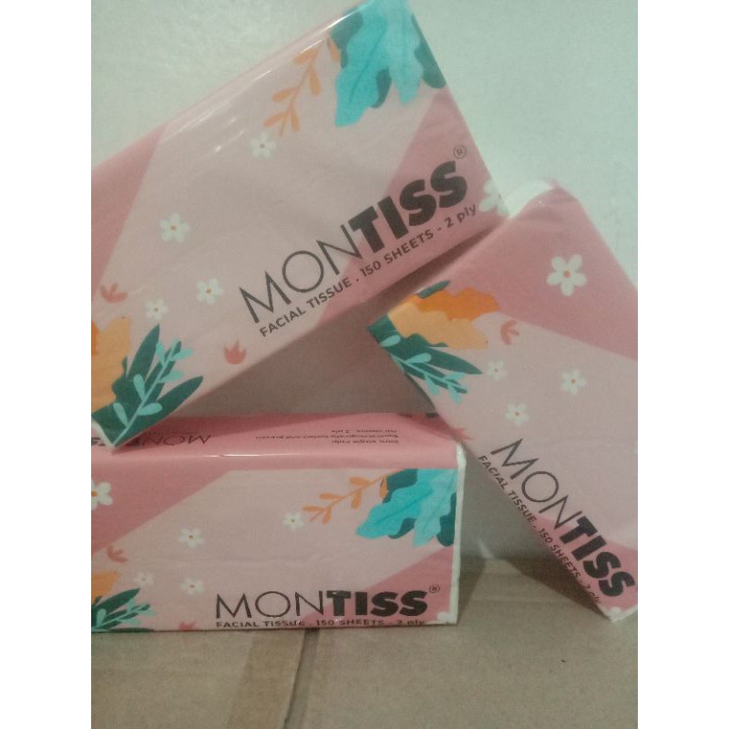 FACIAL TISSUE MONTISS 150 SHEET 2 PLAY