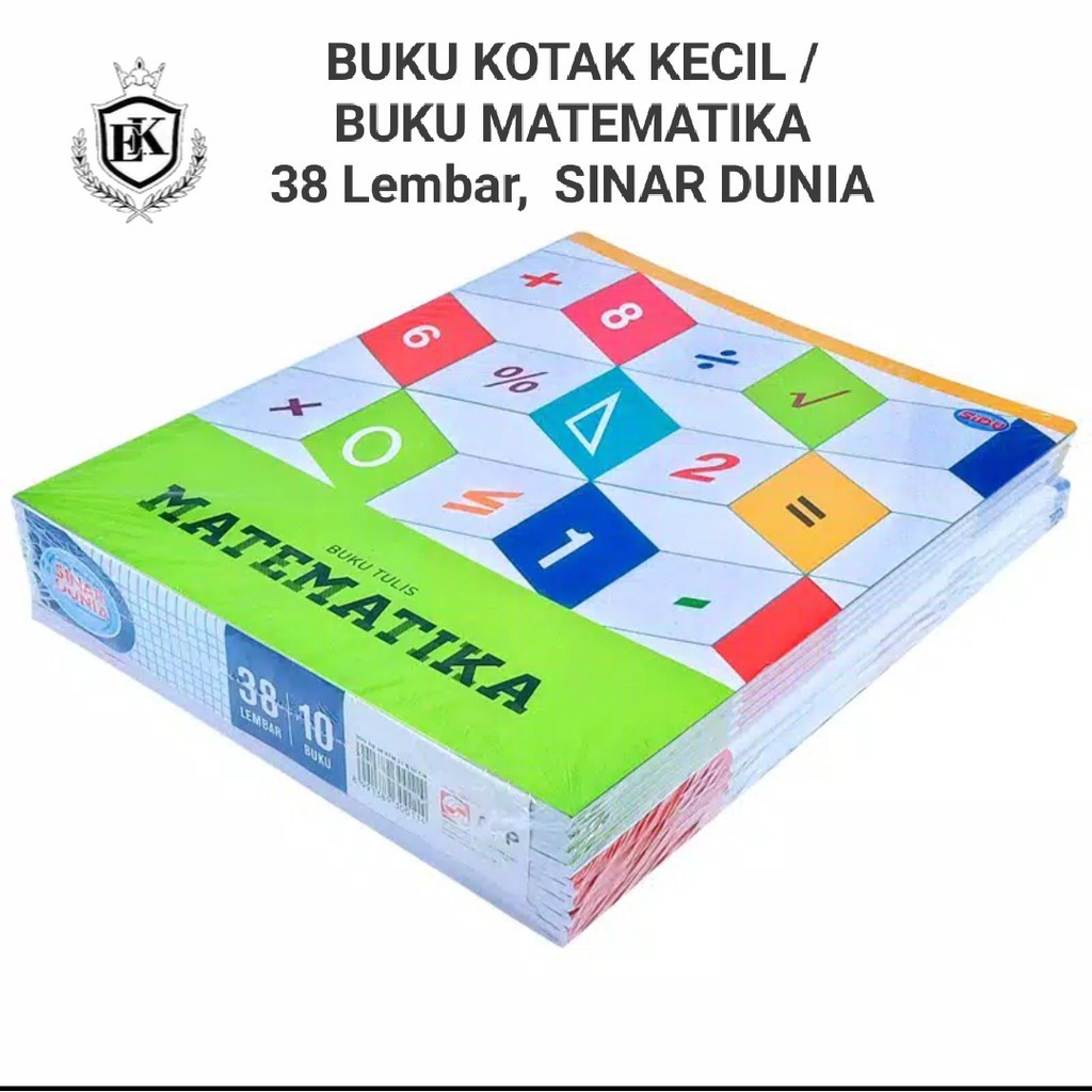 

Buku Tulis Kotak Kecil Matematika Sinar Dunia (Ek_Official_Store)