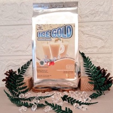 

Powder Drink Premium Ice Gold Mix Rasa Leci 500 Gram