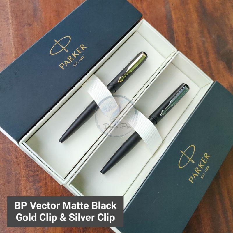 

Parker Vector Original, Vektor Matte Black, Stainless Gold & Silver Clip Berkualitas