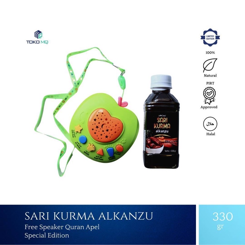 

Sari Kurma Alkanzu Free Speaker Quran 330 Gr Hitam