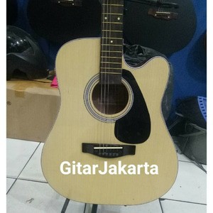 Gitar Akustik Elektrik Merk Yamaha Natural Tipe F1000 Sunkay Senar String Trusrod Equalizer Eq-7545