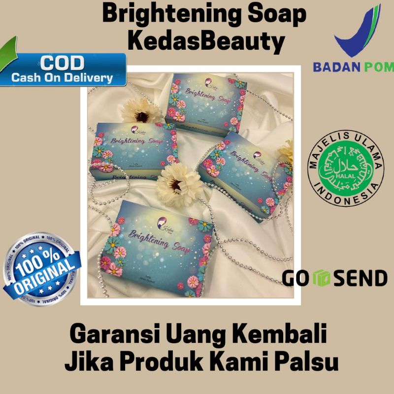 Sabun Kedas beauty Pemutih Muka Perawatan Kecantikan Badan dan Wajah BPOM ORIGINAL