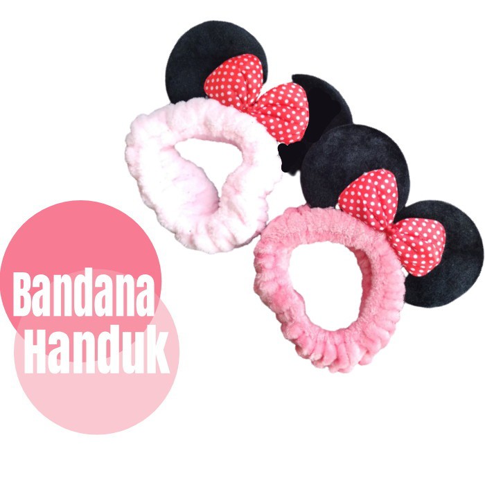 |AC|Bandana Motif Mickey Bahan Handuk