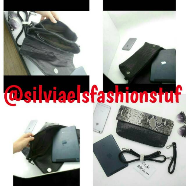 Snake Clutch Tas ular
