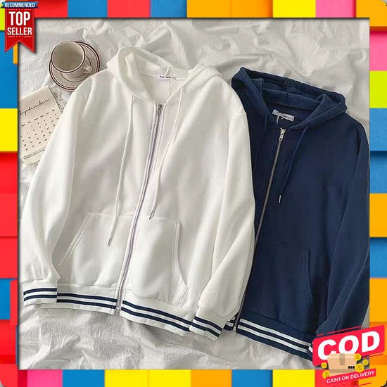 Jaket Sweater Jumbo Import Wanita Korea Premium Terbaru. Switer Big Si Hoodie Ziper Sweater Unisex