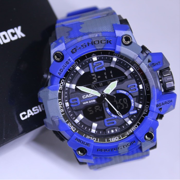 Jam tangan G Shock Army GG 1000 Biru