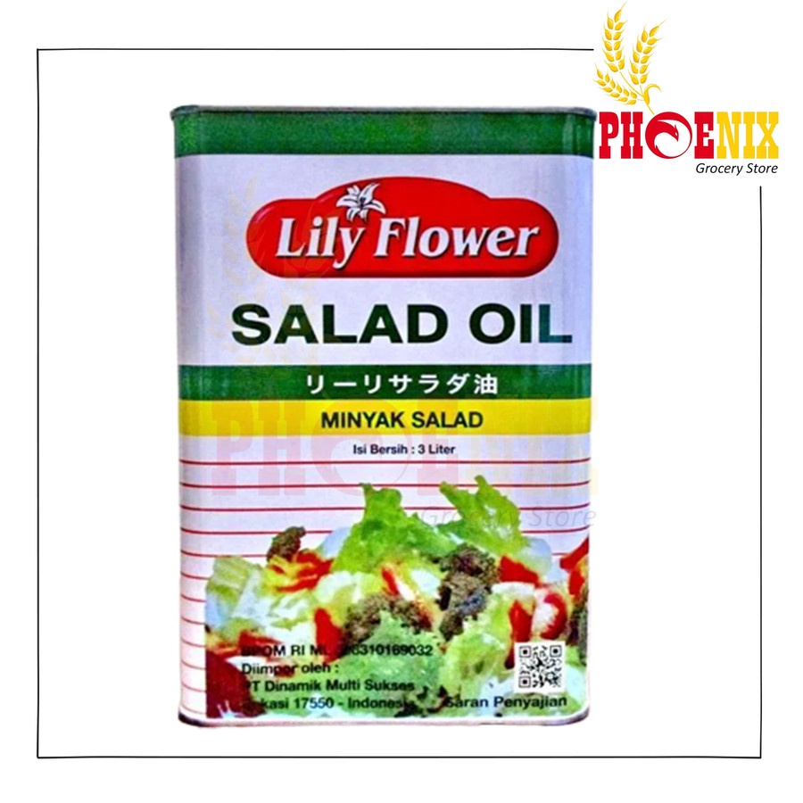 

Minyak lily flower salad oil 3 Liter