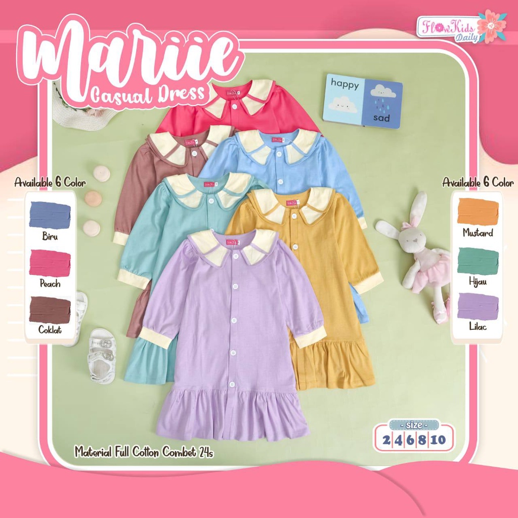 Dress anak Mariie Casual By Flowkids