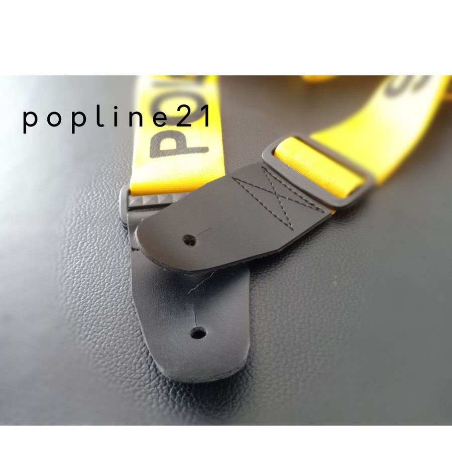 Sabuk Gitar Murah POLICE LINE / Strap gitar Police Line