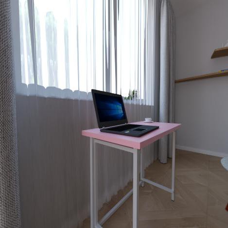 Meja Belajar Lipat Minimalis Portable Mlpt840 - Putih Deanayolistore