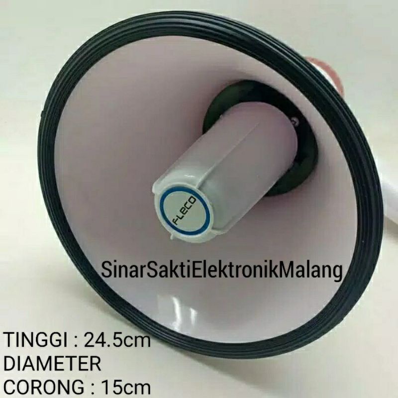 Pengeras Suara Megaphone Toa Fleco Murah Multifungsi Kecil Hw 8r Speaker Demo Alarm Rekam Charge