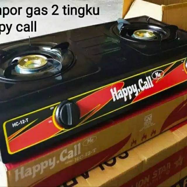 Kompor 2 tungku Happy Call SNI