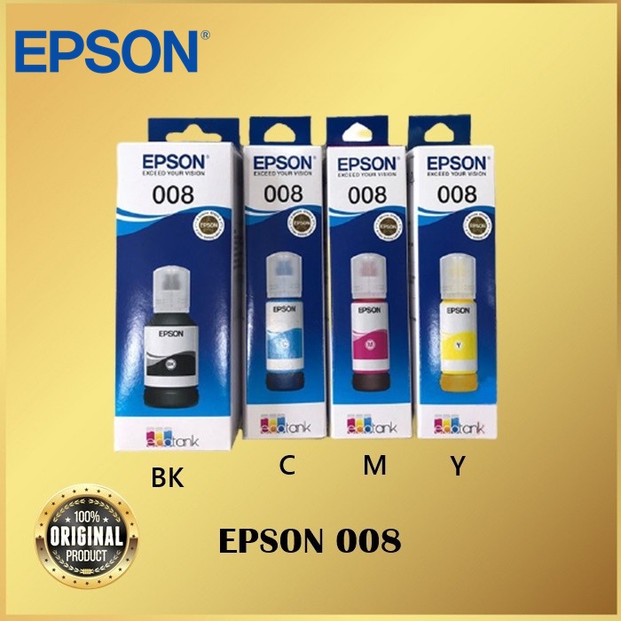 Tinta Epson 008 Black / Cyan / Magenta / Yellow Original