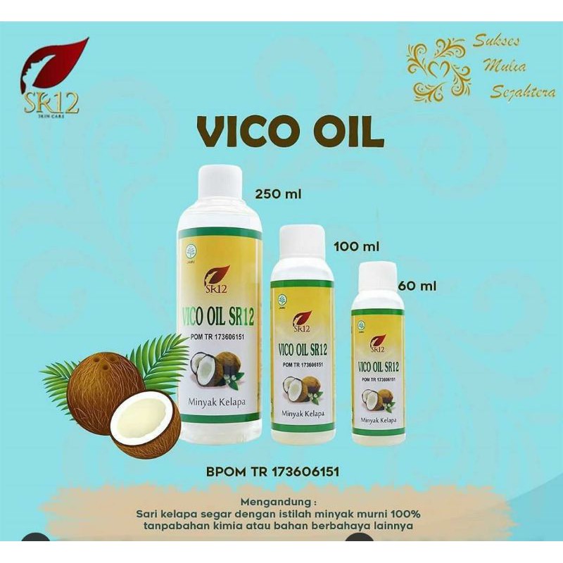 

Vco SR12 | Minyak kelapa | 60ml