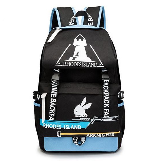 Tas Ransel Anime Game Arknights Rhodes Island Biru