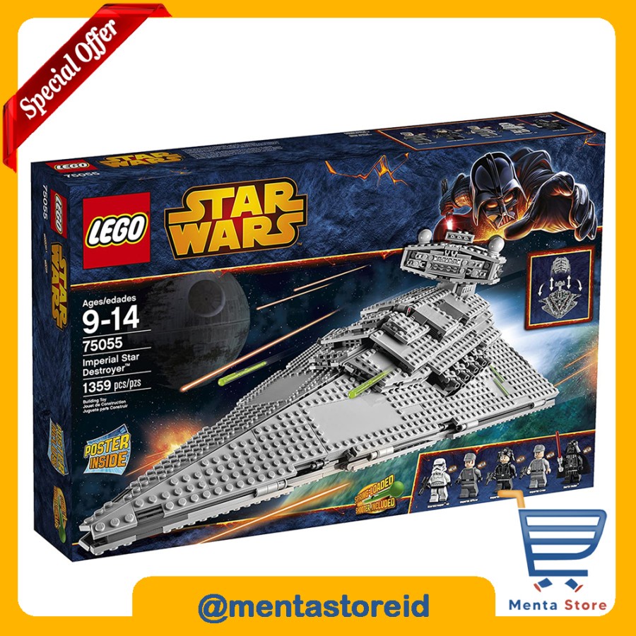 LEGO Star Wars 75055 Imperial Star Destroyer Retired Discontinued