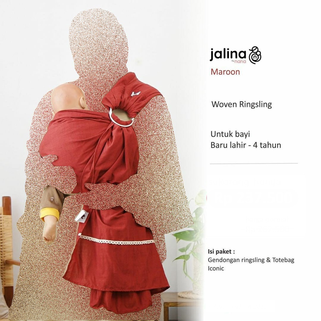 GENDONGAN BAYI M-SHAPE RINGSLING WOVEN by Nana Babycarrier